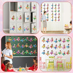 gisgfim 80Pcs Crayon Cutouts Back to School Decoration Bulletin Board Colorful - Image 6