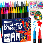 ARTISTRO 24 Acrylic Paint Markers by ARTISTRO
