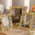 Wonderjune 3 Pcs Vintage Picture Frames Antique Set Baroque Ornate Gold Arched - Image 6