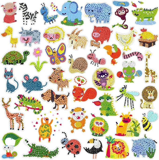 Labeol Diamond Art Kits for Kids Boys and Girls Ages 6-8-10-12 Easy to DIY by Labeol