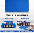 Trading Card Storage Box with Commander Display, 4-Row Deck Case with Removable - Image 5