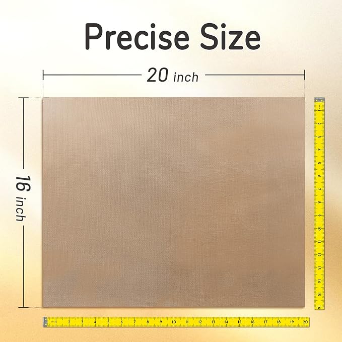 TransOurDream Heat Transfer Paper Supplies 20 Sheets PTFE Teflon Sheets 16x20 - Image 3