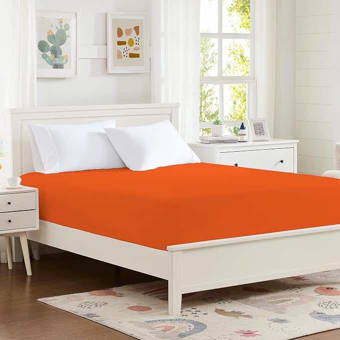 Hotella 100% Microfiber California King Size Fitted Sheet Only, Machine by Hotella