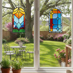 3-Pack DIY Suncatcher Blanks for Adults, Arch Acrylic Stained Glass Window Art - Image 8