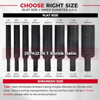 2 in 1 Heat Shrink Braided Sleeving Fabric Tubing-Ideal fit Irregular Shape - Image 8