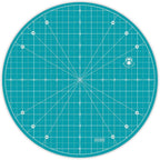 Headley Tools 13"x13" Round Rotating Cutting Mat, Self Healing Mat by HeadleyTools