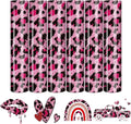 Tintnut Pink Leopard Heat Transfer Vinyl, easy cut & weed, stretch washable by Tintnut