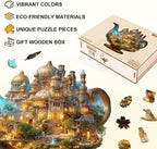 Gifts for Women Men Magic Lamp World Puzzles Adults Gift Wooden 135 Pieces 11.4 - Image 2
