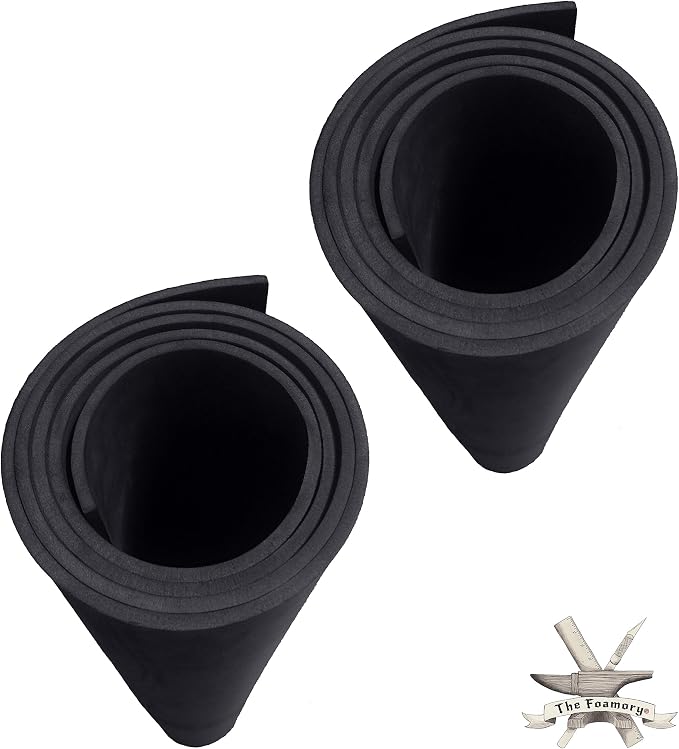 2-Pack Shape Retention EVA Cosplay Foam - 6mm Thick X-Large 35”x59” High by TheFoamory