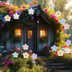 100 Pieces Tiny Flower for Dollhouse Miniatures Resin Things for Crafts Mini - Image 4