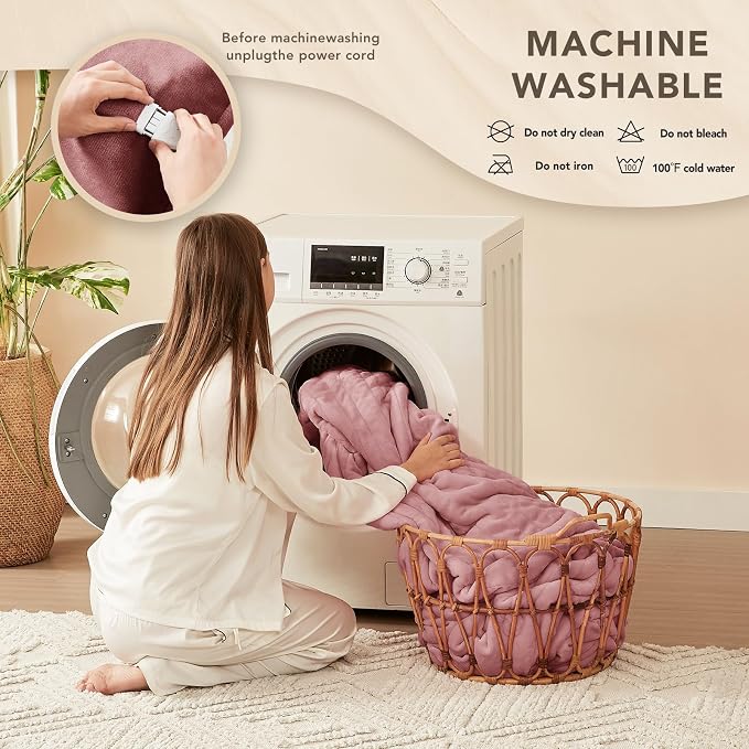 Homemate Electric Heated Blanket Twin Size - Image 7