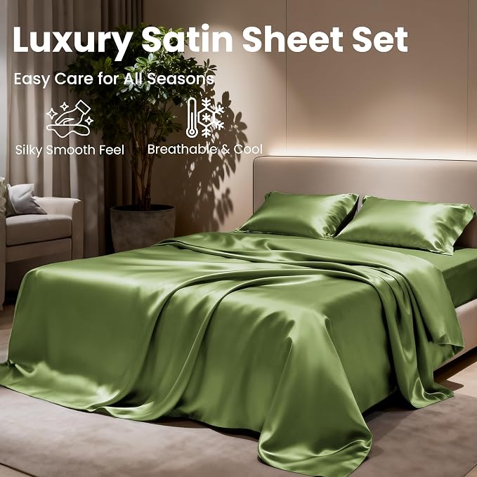 Love's cabin Satin King Sheet Sets - Image 8