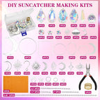 228pcs Sun Catcher Kits for Adults, DIY Arts and Crafts for Women | Prism - Image 5