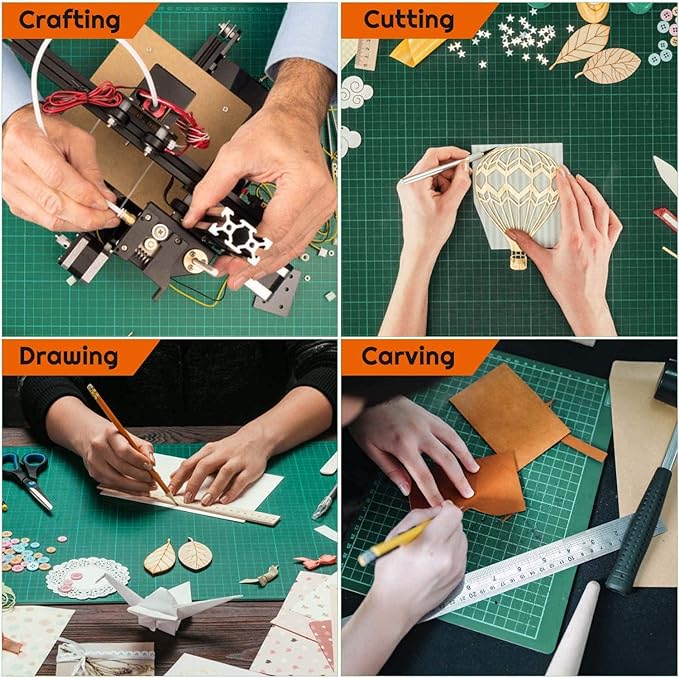 anezus Self Healing Sewing Mat, 12inch x 18inch Rotary Cutting Mat Double Sided - Image 6