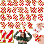 WILLBOND 52 Pcs Christmas Alphabet Patches 2.2 Inch Self Adhesive Letter by Willbond+Technology+Limited