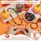 DUQGUHO Halloween Beads, 8mm Halloween Charms - Image 4