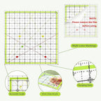 Aixoom Quilting Ruler Set, Square Quilting Templates 3.5/4.5/6.5/10.5" | - Image 4