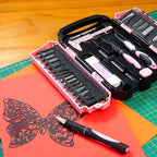 MANUFORE 34pcs Large Exacto Knife Set Craft Precision Knife Set Pink | Comfort - Image 7