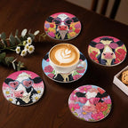 DOZEEZOP 8-Pack Diamond Art Coaster Kit - Image 7