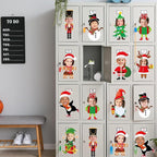60pcs Christmas Theme Cutouts Xmas Holiday Bulletin Board Decorations Xmas - Image 5