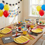 450 Pcs Preschool Kindergarten Back to School Tableware Set Decorations Apple - Image 6