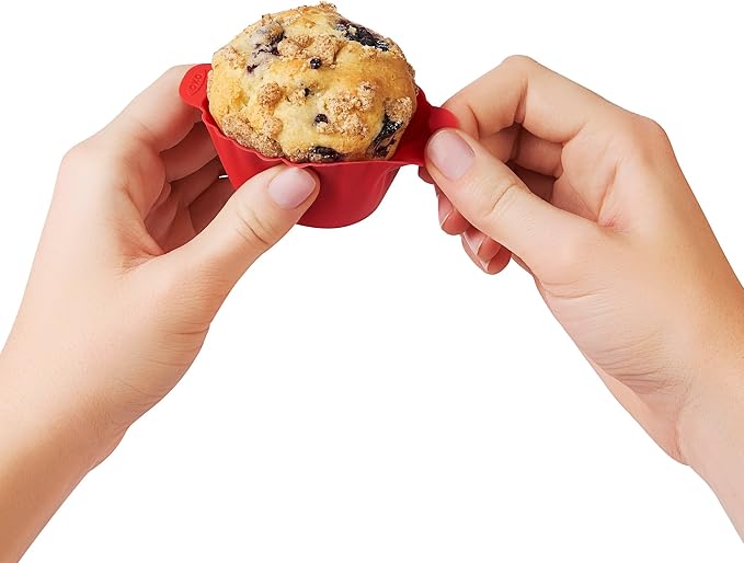 OXO Good Grips Silicone Baking Cups, Dishwasher Safe, Food Grade, Cupcake Cups - Image 15
