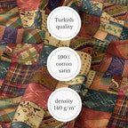 100% Cotton Fabric by the Yard – Turkish Quality Quilting & Sewing Fabric - Image 6
