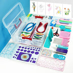 All-in-One Paper Quilling Kit– 1860pcs 3mm/5mm/10mm Quilling Paper Strips - Image 7