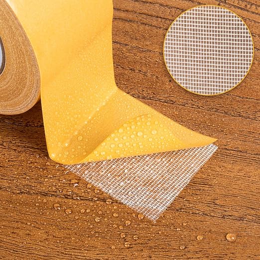 Double Sided Tape Heavy Duty, 2 Inch x 66 Feet Fiberglass Mesh Double Stick - Image 9