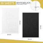 Innconee 30 Pcs Embroidery Foam 3D 3mm EVA Puffy Foam Sheets - Image 2