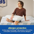 Sealy Dreamlife King Size Memory Foam Cooling Pillow - Image 5