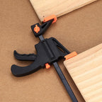 4 Inch Bar Clamps for Woodworking, One Handed Ratchet Wood Working Clamp - Image 5