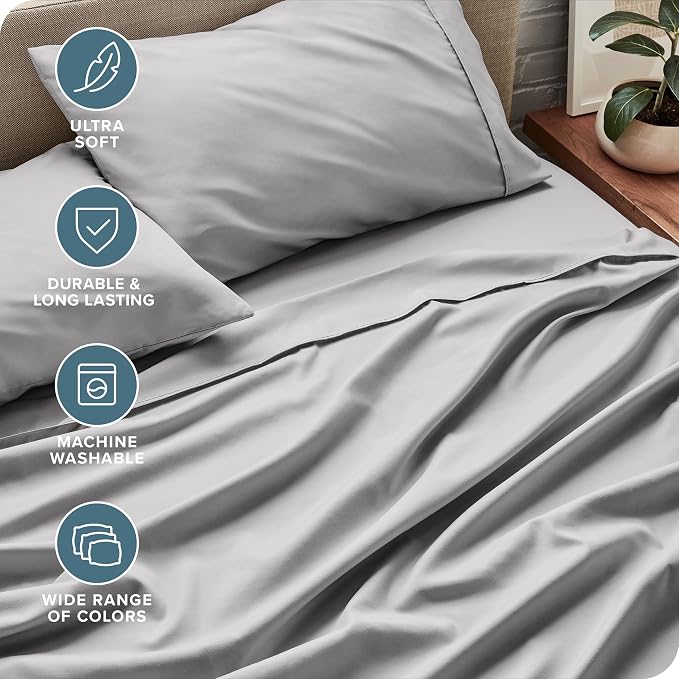 Bare Home California King Sheet Set - Image 4