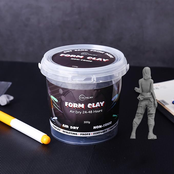 CALPALMY Moldable Foam Clay - 300g High Density Air Dry Clay Perfect - Image 6