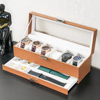 ProCase Watch Box, 6 Slot Watches Display Case - Image 5