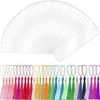 Clear Acrylic Bookmark, BetterJonny 30 Set Plastic Blank Book Page Mark by BetterJonny