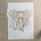 TIAMECH A4 Reusable Elephant Stencil - Image 3