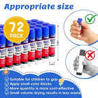 72 Pack Glue Sticks Bulk for Kids, Disappearing Purple Glue Sticks for - Image 2
