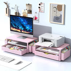 Spacrea Desk Organizer and Accessories, Computer Monitor Stand Riser - Image 7
