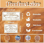 Farmhouse Stencils for Painting on Wood Kitchen Paint Stencils Flower Farm - Image 4