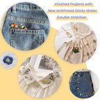New brothread 6PCS 8.5"x11" Sticky Water Soluble Embroidery Stabilizer - Image 5