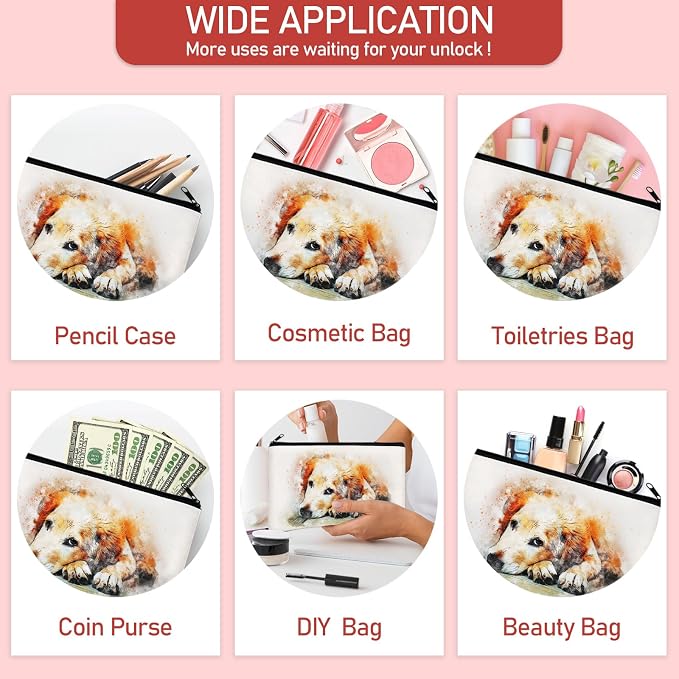 Legigo Blank Canvas Bag Zipper Pouch Makeup Bags Bulk - Image 5