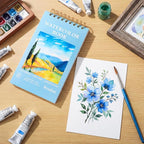 35 Sheets Watercolor Paper Pad 5.5x8.5 Inch, 140 lb/300 GSM Cold Press Water - Image 5