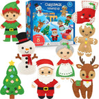 Craftorama Sewing Kit for Kids, Fun and Educational Christmas Craft Set for by Craftorama