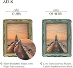 AELS 5x7/8x10 Inch Vintage Picture Frame, Elegant Antique Photo Frames - Image 3