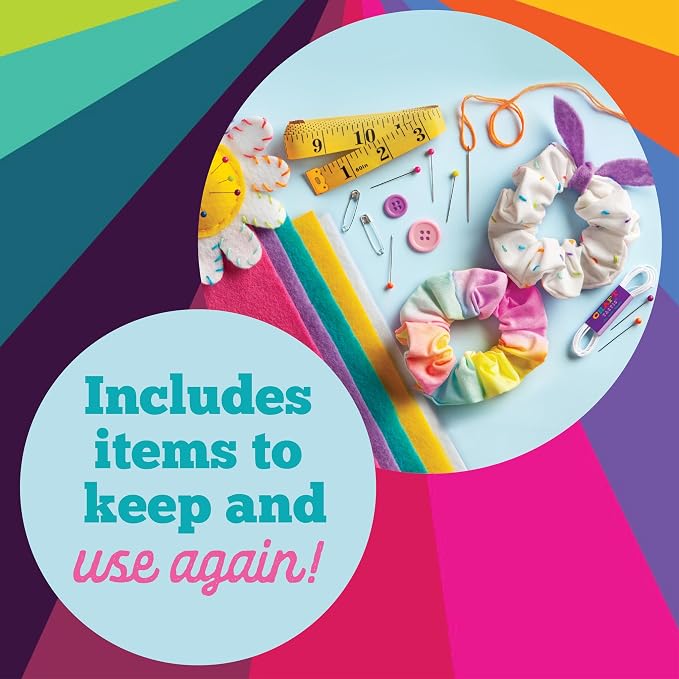 Craft-Tastic Let’s Learn to Sew – Mini Sewing Kit, Arts and Crafts, Art Supplies - Image 5
