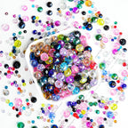 800Pcs Colors Random 4/6/8/10mm Crystal Glass Beads - Image 3