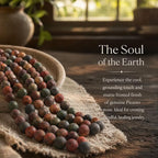 48pcs Natural Matte Picasso Jasper Gemstone Beads，8mm Frosted Round Loose Stone - Image 5
