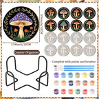 Reallnaive 8 Pcs Mushroom Paint by Numbers Kit - Image 3