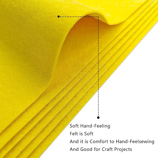 Jtnohx Self Adhesive Felt Sheets, 12 Pieces Felt Fabric - Image 3